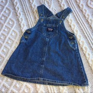 OshKosh B’Gosh Overall Dress Denim  Sz 24